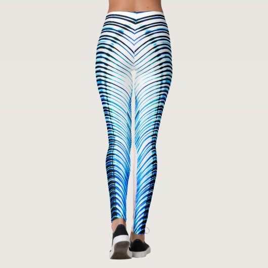 Leggings met kleurrijk arraypatroon (Achterkant)
