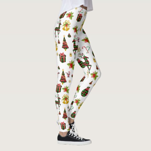 Leggings met kleurrijke kerstsymbolen (Rechts)