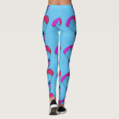 leggings met kleurrijke paraglidepixel (Achterkant)