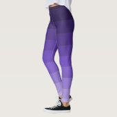 Leggings met Paarse gestreepte gradiënt (Links)