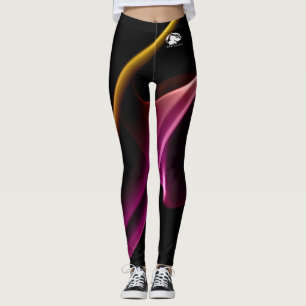 Leggings met patroon - Witte B&B Logo