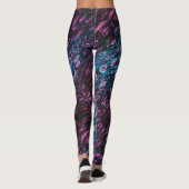 Leggings met patroon - Witte B&B Logo (Achterkant)