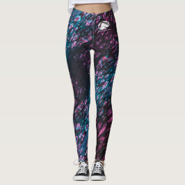 Leggings met patroon - Witte B&B Logo