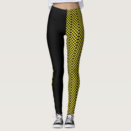 Leggings met racestraten (Voorkant)