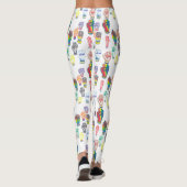 Leggings met regenboogvesten. (Achterkant)