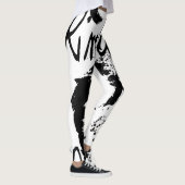 LEGGINGS met RIMBAUD-graffiti-stijl (Rechts)