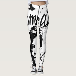 LEGGINGS met RIMBAUD-graffiti-stijl