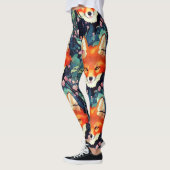 Leggings met rode vos (Links)