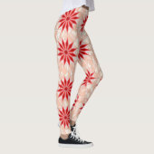 Leggings met rode warme kunst (Rechts)