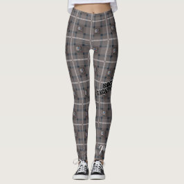  Leggings met schoppen "Siren Pset" - grijs
