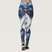 Leggings met Scottish Thistles ontwerp (Achterkant)