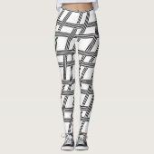 leggings met strepen (Voorkant)