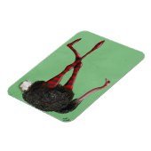 Leggings met struisgraaf magneet (Linkerzijde)