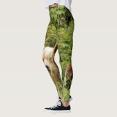 leggings met twee grizzly beer cubs plus moeder (Links)