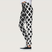 leggings met vierkante diamanten (Links)