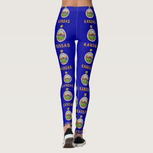 Leggings met vlag van de staat Kansas, Verenigde S