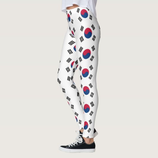 Leggings met vlag van Zuid-Korea (Links)