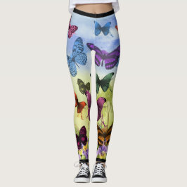 LEGGINGS MET VLINDERS
