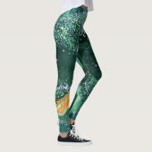 Leggings met zeemeerminnen en groen Zee water (Rechts)
