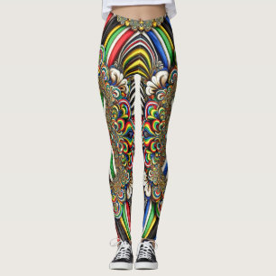 Leggings met Zuid-Afrikaanse kleuren ontwerp
