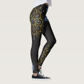leggings met zwarte blauwe goudlengte (Rechts)