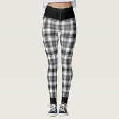 Leggings met zwarte en witte spelden (Voorkant)