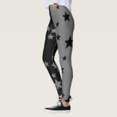 Leggings met zwarte en witte ster (Links)