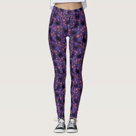Leggings met zwarte kat