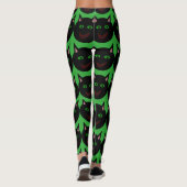Leggings met zwarte kat (Achterkant)