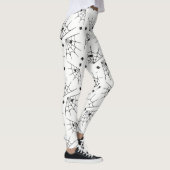 Leggings met zwarte spieren en spinbanden (Rechts)