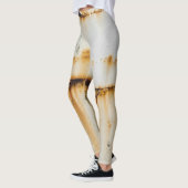 Leggings Métal blanc rouillé : surface texturée (Gauche)