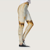 Leggings Métal blanc rouillé : surface texturée (Droite)