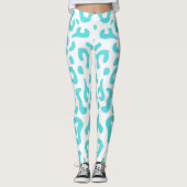 Leggings metal blue sparkle (Devant)
