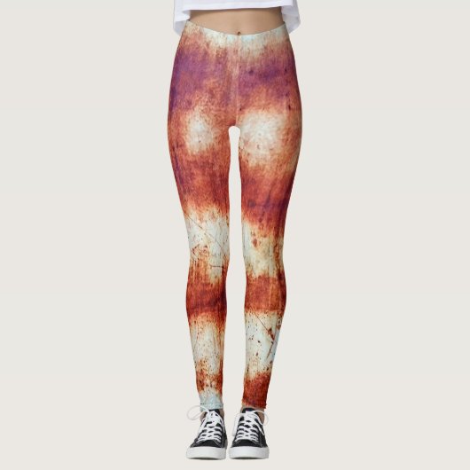 Leggings métal rouillé, arrière - plan texturé. (Devant)