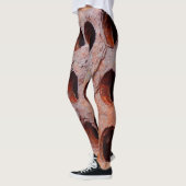 Leggings métalliques perforés rouillés (Gauche)