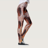 Leggings métalliques perforés rouillés (Droite)