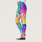 Leggings métalliques rayonnants (Gauche)
