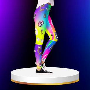 Leggings métalliques rayonnants