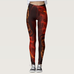Leggings Métamorphose Art Abstrait