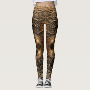 Leggings “Métamorphose de Lumière” – Un Portrait Surréalist