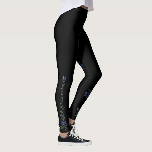 Leggings Metis perlant le pantalon extensible d'art (Droite)
