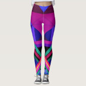 Leggings "Metropolis Grid : Une réflexion numérique" (Devant)