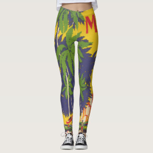 Leggings Miami Floride Vintage années 1930 Déco