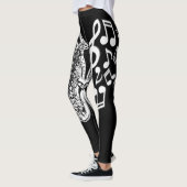 Leggings Microphone et notes de musique (Gauche)