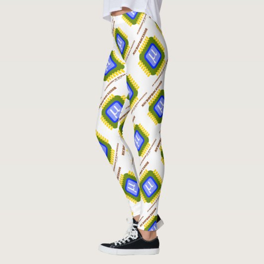 Leggings Microprocesseur Une Expression Du Potentiel Humain (Gauche)