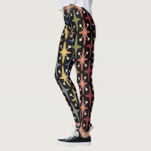 Leggings Mid Century Modern Starburst Pattern (Gauche)