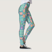 Leggings Midcentury Floral Green (Droite)