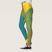 Leggings Midcentury Modern Circle and Lines (Gauche)