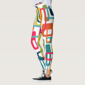 Leggings Midcentury Modern Rectangles (Gauche)