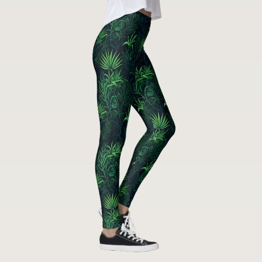 Leggings Midnight Jungle Print (Droite)